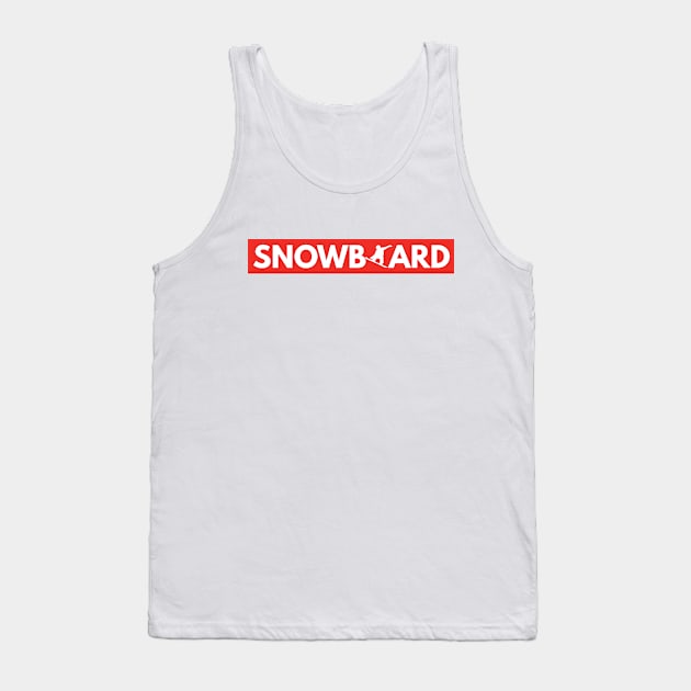 Snowboard Tank Top by nuijten